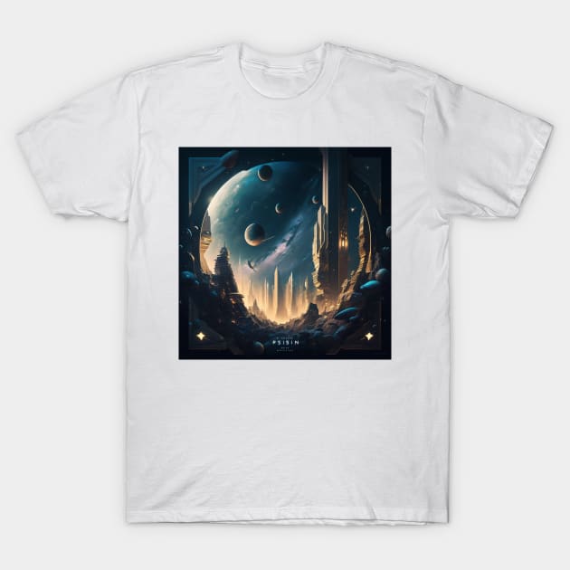 Sci-fi art T-Shirt by Aura.
